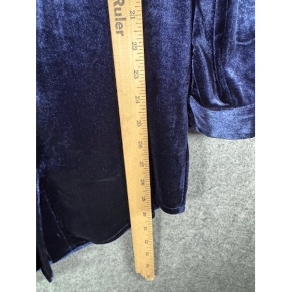 superdown Navy Velvet Tunic - Picture 5 of 7